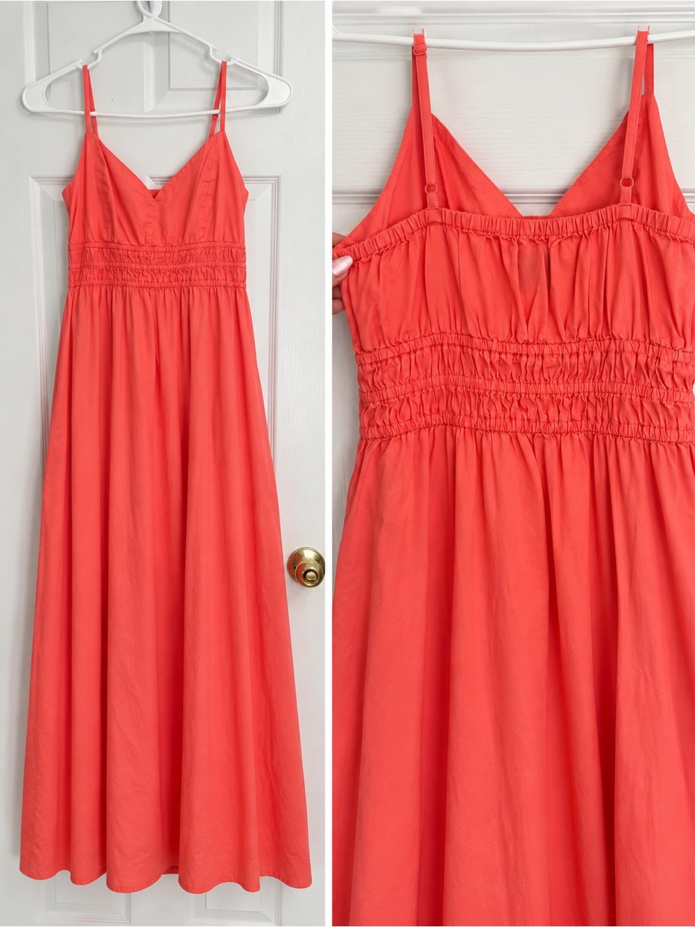 Old Navy Coral Spaghetti-Strap Maxi Dress